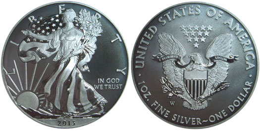 2013-W Enhanced Uncirculated Silver Eagle